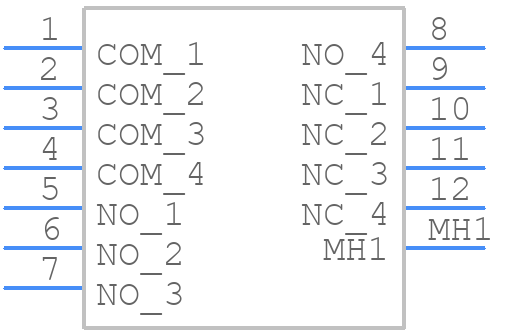 SAMXDH4MR11SP - C & K COMPONENTS - PCB symbol