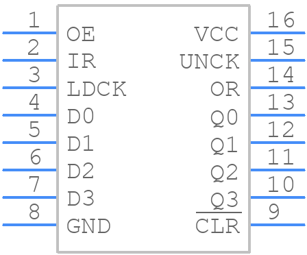 SN74LS224AN3 - Texas Instruments - PCB symbol
