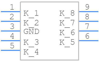 SC7520-08UTG - LITTELFUSE - PCB symbol