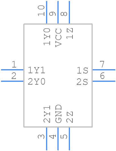 NX3L2267GU,115 - NXP - PCB symbol