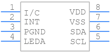 TMD26203M - ams OSRAM - PCB symbol