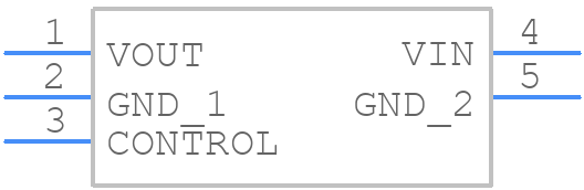 TCR3DM13,LF(SE - Toshiba - PCB symbol