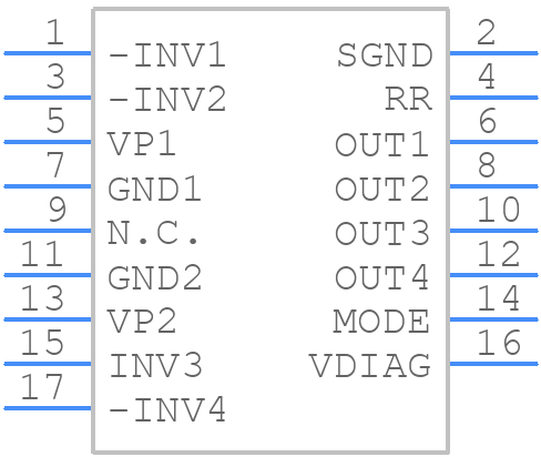 TDA 8510 - NXP - PCB symbol