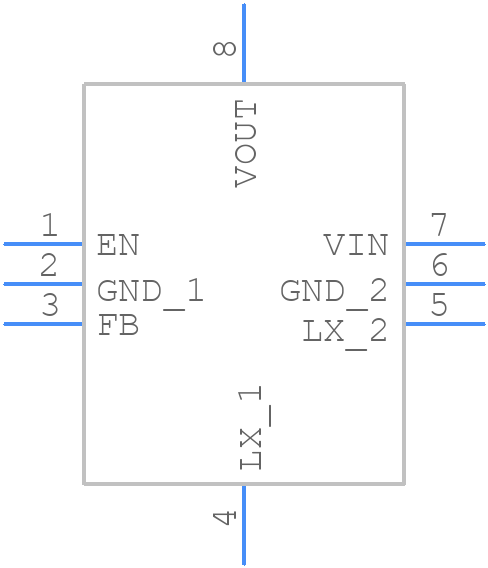 MUN3CAD01-SB - Cyntec - PCB symbol