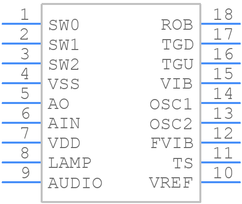 HT8950 - Holtek - PCB symbol