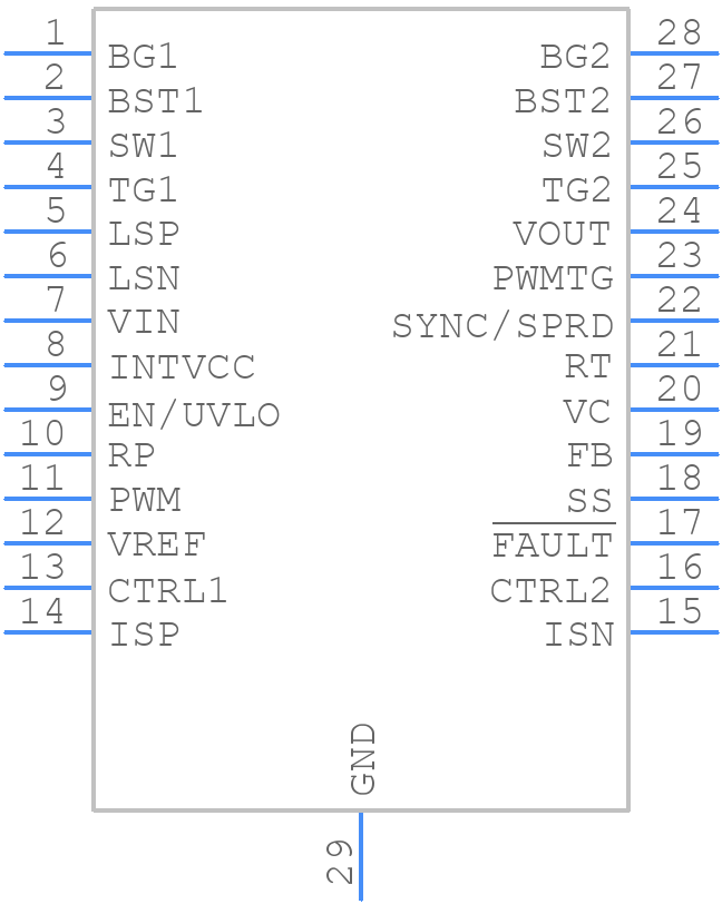 LT8391IFE#PBF - Analog Devices - PCB symbol