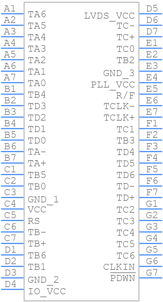 THC63LVDM87 - CEL - PCB symbol