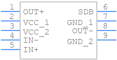 IS31AP2006-DLS2-TR - Lumissil Microsystems - PCB symbol