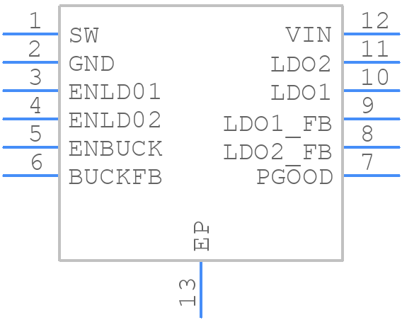 LTC3670EDDB#TRPBF - Analog Devices - PCB symbol