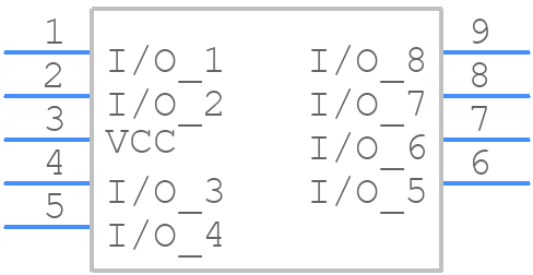 RCLAMP0518PQTNT - SEMTECH - PCB symbol