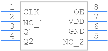PI6C39X0202XECIEX - Diodes Incorporated - PCB symbol