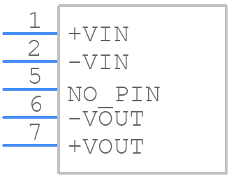 R05P05S/X2 - RECOM Power - PCB symbol