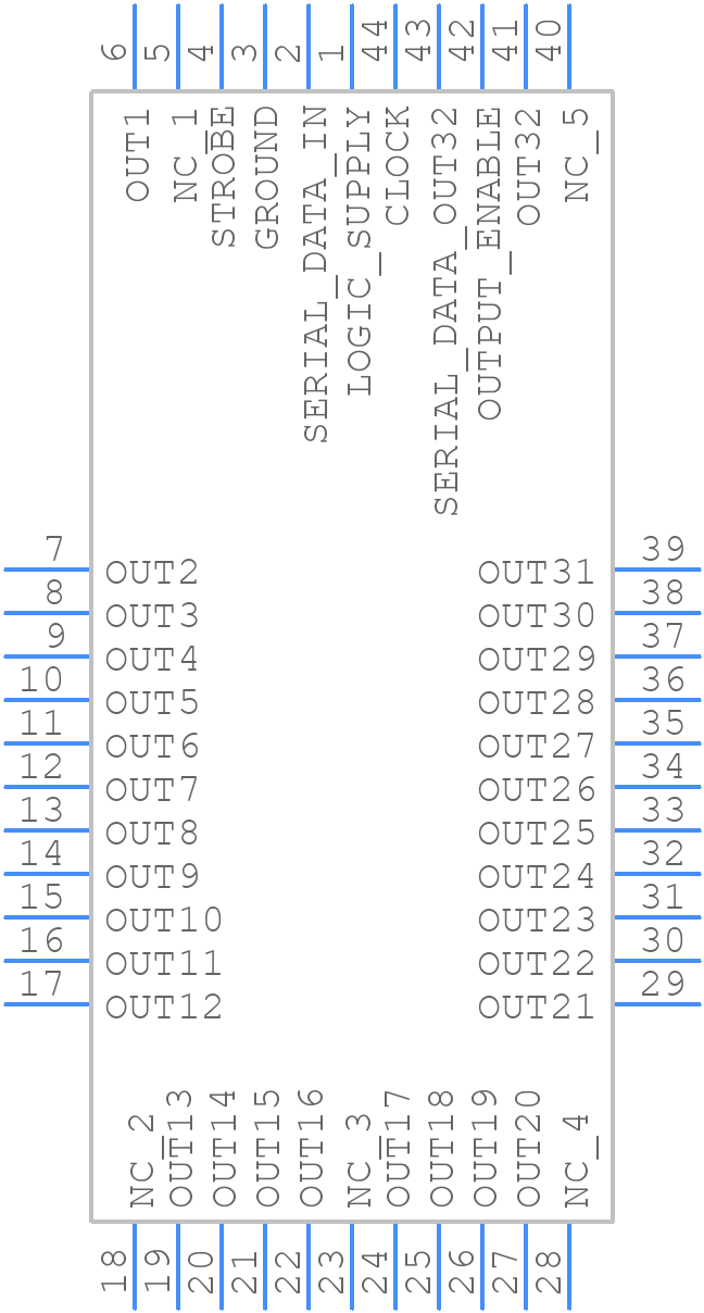 A6832SEP-T - Allegro Microsystems - PCB symbol