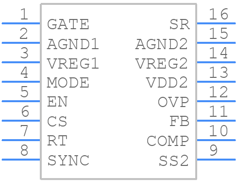 ADP1071-1ARWZ - Analog Devices - PCB symbol