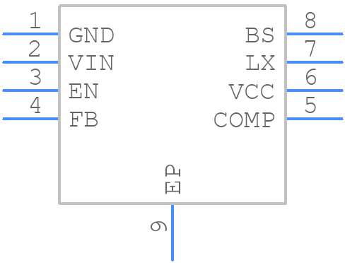 IK5302 - IKSEMICON - PCB symbol