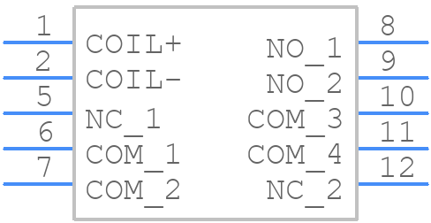 SF2D-DC5V - Panasonic - PCB symbol