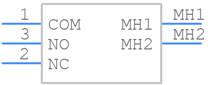 MS0850505F040V2A - E-Switch - PCB symbol