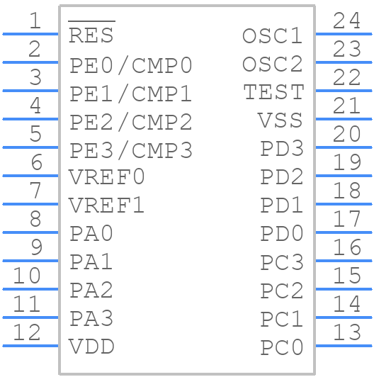 LC6529FSSOP24 - Hycon - PCB symbol