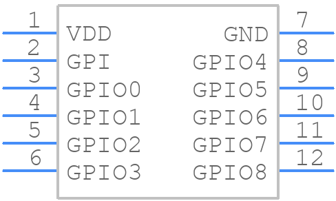 SLG46811V - Dialog Semiconductor - PCB symbol