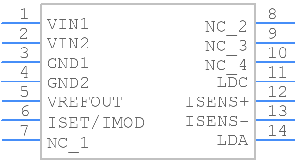 MLD203CLN - Thorlabs - PCB symbol