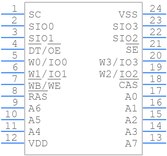 GM53C261-10 - LG - PCB symbol