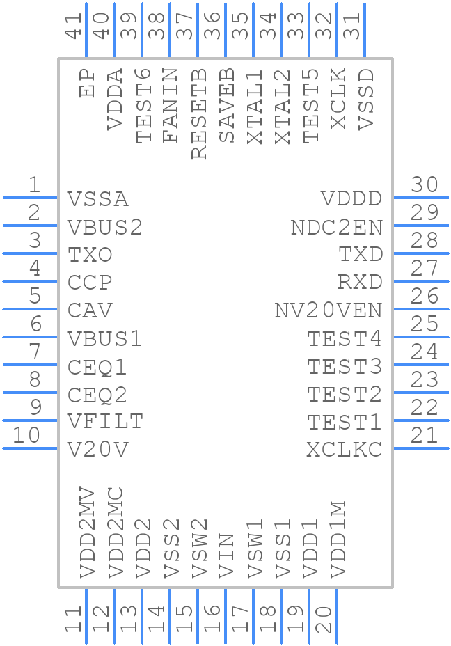 NCN5110MNTWG - onsemi - PCB symbol