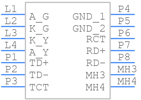 JXD7-0V06NL - Yageo Group - PCB symbol