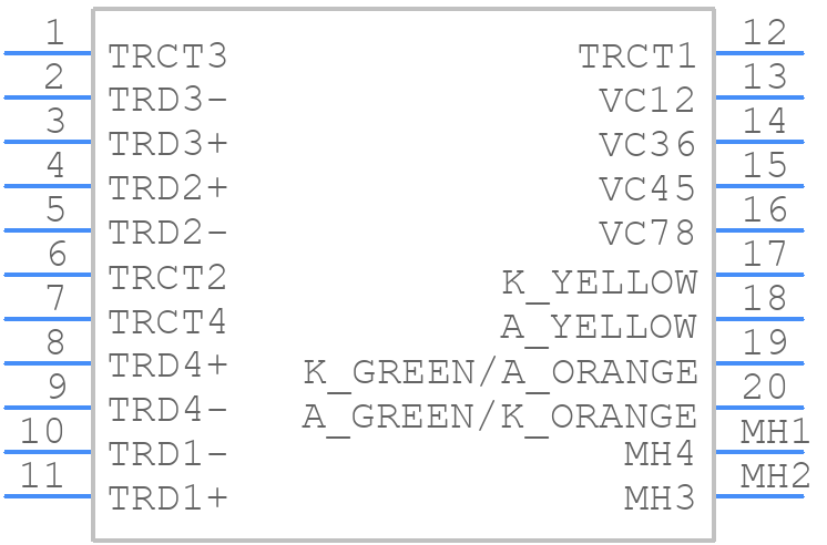 2250508-1 - TRP Connector - PCB symbol