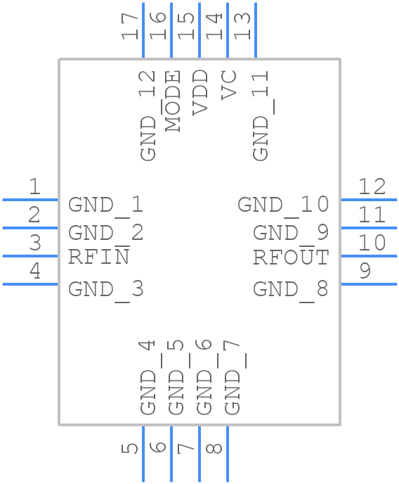 QPC4043TR7 - Qorvo - PCB symbol