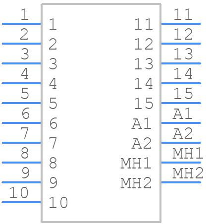 09693009163 - HARTING - PCB symbol