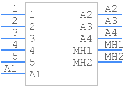 09693009105 - HARTING - PCB symbol