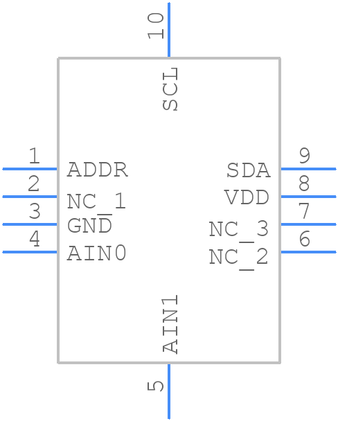 TLA2022IRUGT - Texas Instruments - PCB symbol
