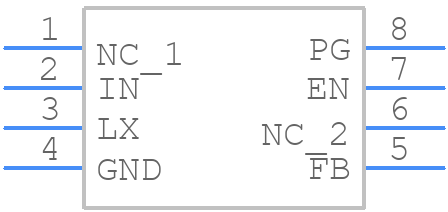 DIO6022CS8 - DIOO Microcircuits - PCB symbol