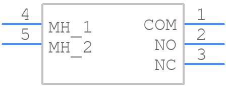 700SP7B20M6QEC2BLK - E-Switch - PCB symbol