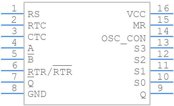 74HC5555D - Nexperia - PCB symbol