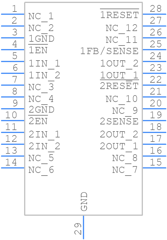 TPS73HD301PWPR - Texas Instruments - PCB symbol