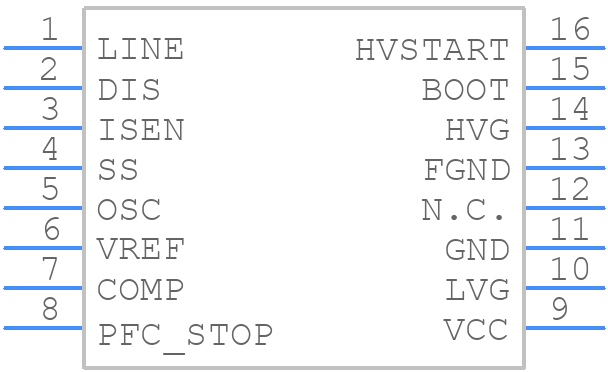 L6591TR - STMicroelectronics - PCB symbol
