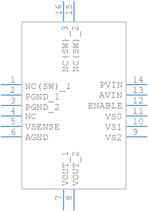 EP53A8HQI - Enpirion - PCB symbol