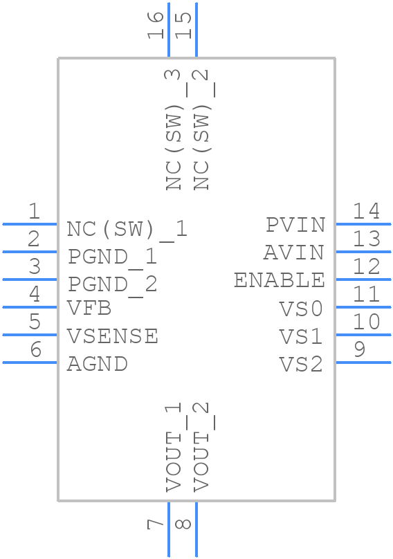 EP53A8LQI - Enpirion - PCB symbol