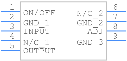 LM2941LDX/NOPB - Texas Instruments - PCB symbol
