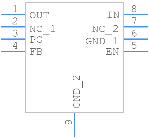 MP2002AGD-Z - Monolithic Power Systems (MPS) - PCB symbol