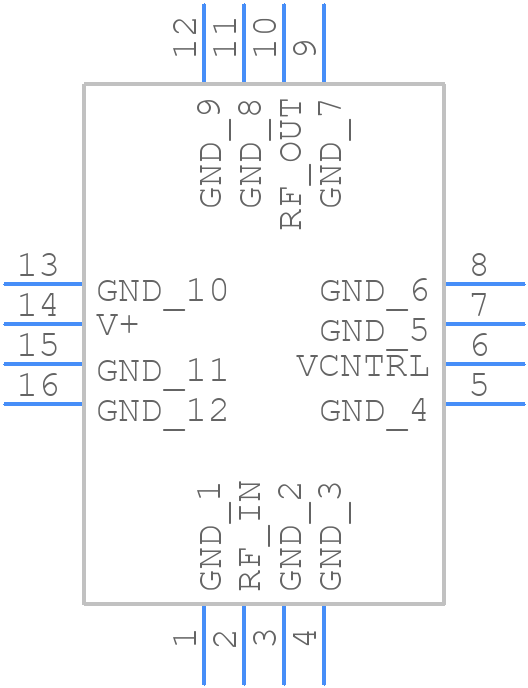 RVA-3000R+ - Mini-Circuits - PCB symbol