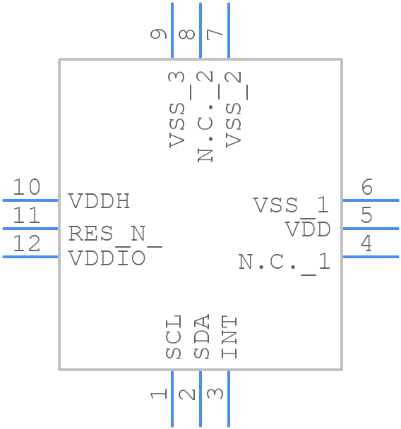 ZMOD4410AI2V - Renesas Electronics - PCB symbol
