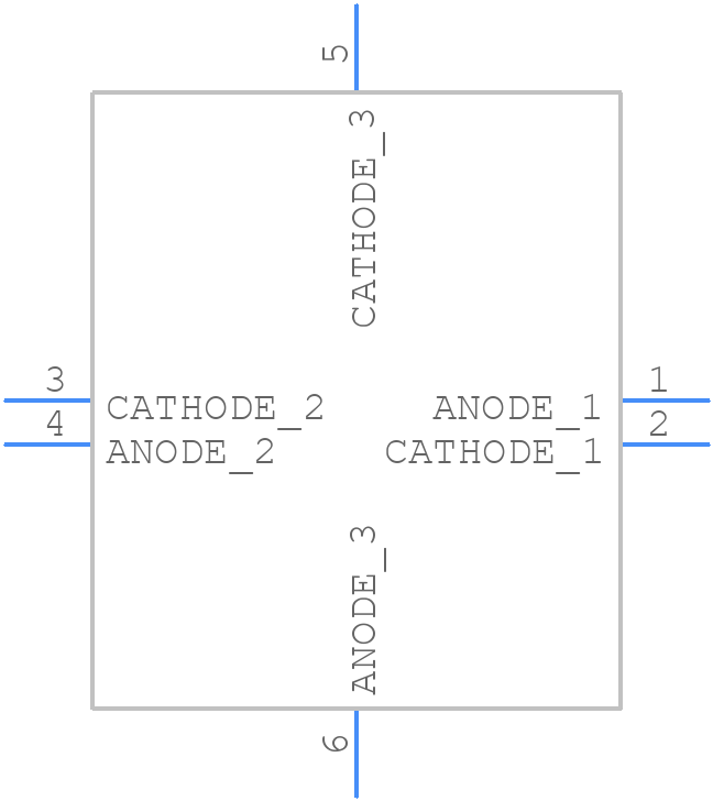 OC100HG - Voltage Multipliers Inc - PCB symbol