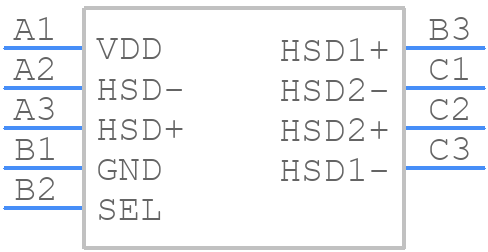FSUSB242UCX - onsemi - PCB symbol