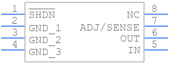 LT3008MPTS8-3.3#TRMPBF - Analog Devices - PCB symbol