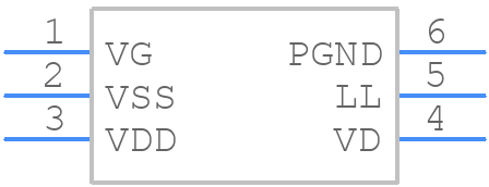 MP6906GJ-Z - Monolithic Power Systems (MPS) - PCB symbol