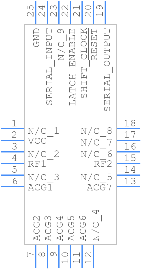 HMC542BLP4ETR - Analog Devices - PCB symbol