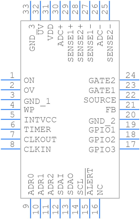 LTC4282AUH#PBF - Analog Devices - PCB symbol