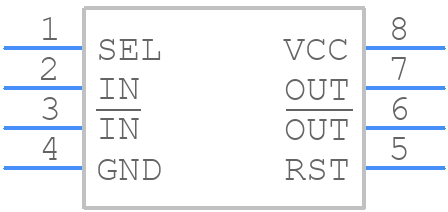 MAX9378EUA - Analog Devices - PCB symbol